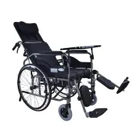 ہیڈریسٹ کے ساتھ ہائی بیک وہیل چیئر{{0}SYIV100-25G1