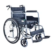 کموڈ کے ساتھ دستی وہیل چیئر-SYIV100-19B